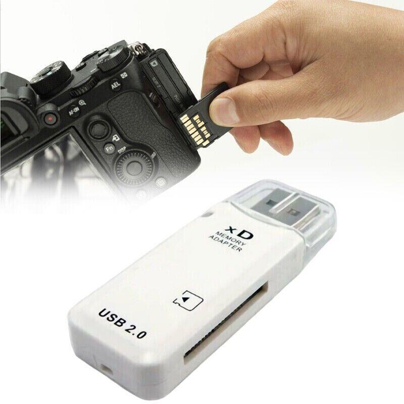 XD Picture Card Reader - USB 2.0 - Memory Adapter for Olympus Fuji Cameras