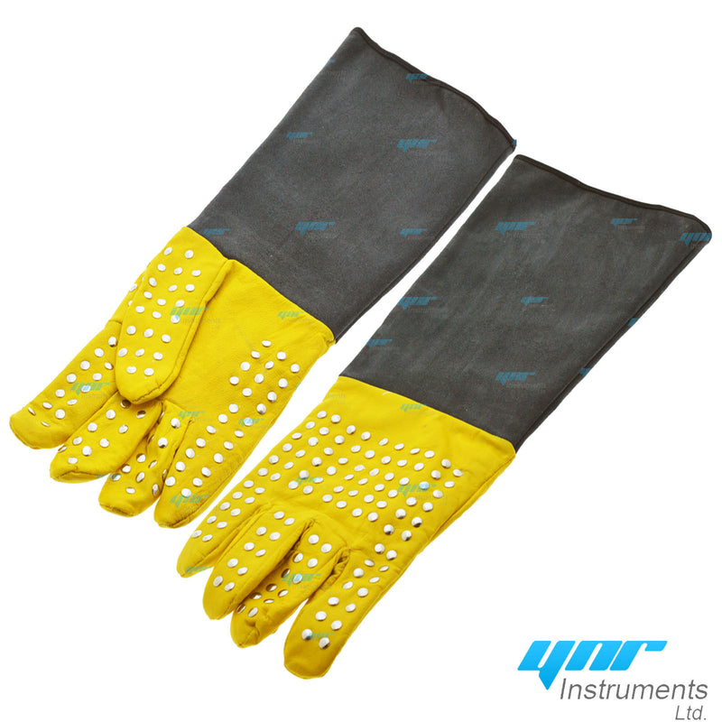 YNR Snake Catcher Gloves Anti-Bite Work Gloves, FIPASEN Bite Resistant Animal Handling Gloves for Welding, Gardening, Grooming, Handling Dog / Cat/ Bird/ Snake/ Lizard/ Turtle, Durable Protective Gloves