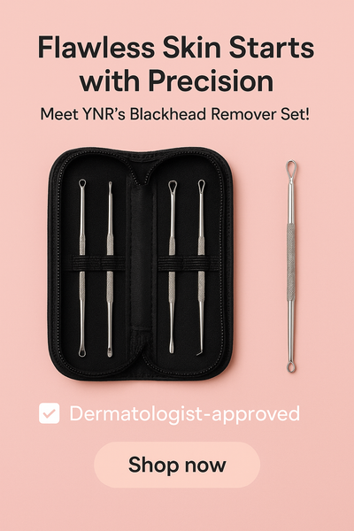 Buy Blackhead Remover Tools Online UK – Professional Stainless Steel Beauty Set by YNR Instruments