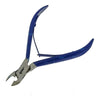 YNR blue 4-inch cuticle nipper manicure tool