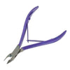 YNR purple 4-inch cuticle nipper manicure tool