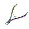 YNR titanium finish 4-inch cuticle nipper manicure tool