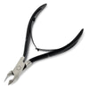 YNR black 4-inch cuticle nipper manicure tool