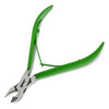 YNR green 4-inch cuticle nipper manicure tool
