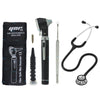 YNR® Otoscope Stethoscope Ear Wax Remover Medical ENT EMT Set NHS CE Approved