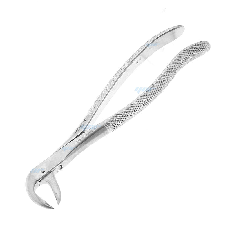 YNR® Dental Tooth Extraction Forceps Tools Upper Lower Molars Roots Dentist Surgery Tools CE Mark (NO-86C Lower Molar Cow Horns)
