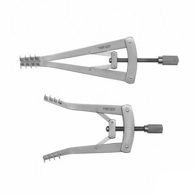 YNR Alm Retractor 7cm Spread 7.5cm 8 Prongs Surgical Instrument Ce Mark