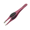 YNR England YNR Pro Eyebrow Tweezers Hair Tweezer Eyebrows Rubber Grip Comfort