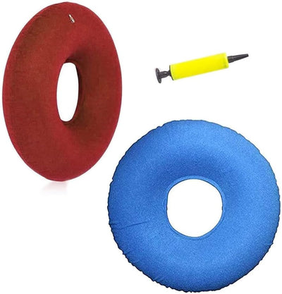 Rubber Ring Cushion Inflatable Donut Piles Pillow Seat Medical Vinyl Hemorrhoid