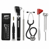 YNR Medical Student Diagnostic Kit – Otoscope, Stethoscope, Reflex Hammer, Tuning Fork & Accessories