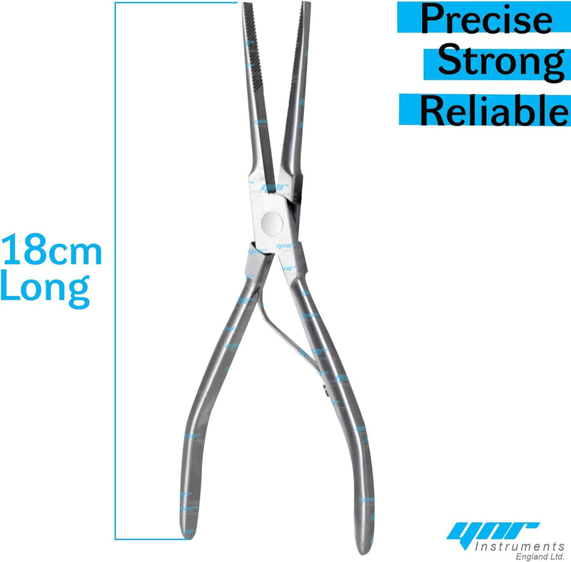 YNR Fish Bone Remover Pliers Tweezers Clamps Seafood Preparation Tools Kitchen Cooking Dining 18cm