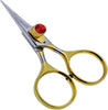 YNR® Fly-Tying Scissors with Coloured Pivot Stone