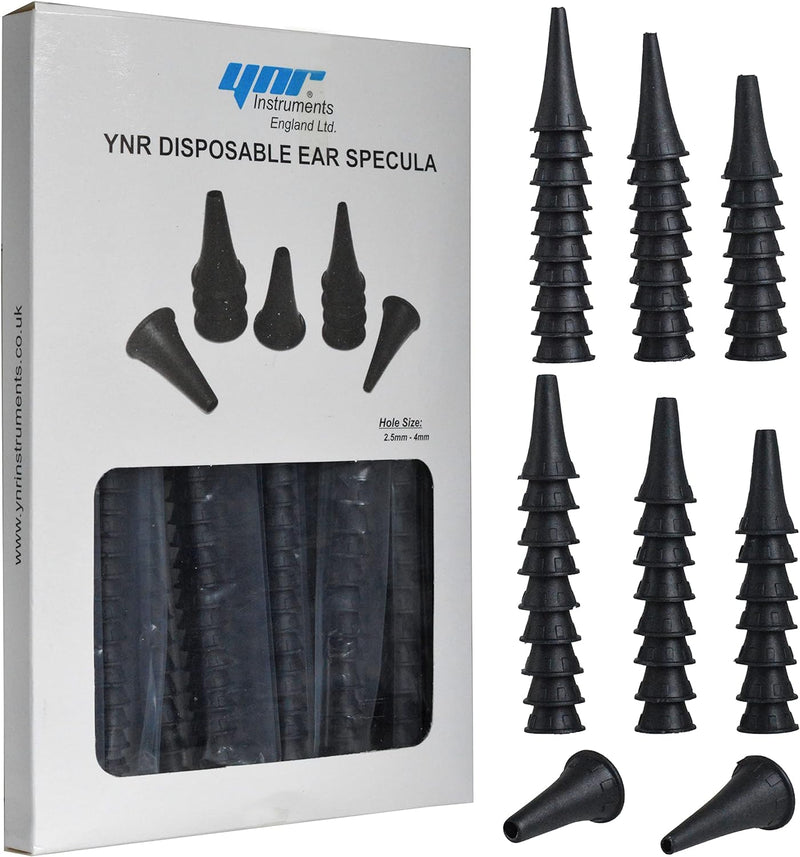 YNR Otoscope Disposable Specula Ear Piece Ear Inspection Examination Diagnostic - Pack of 300