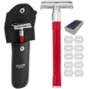 YNR® Butterfly Double-Edge Safety Razor with 10 Blades – 7 Colours