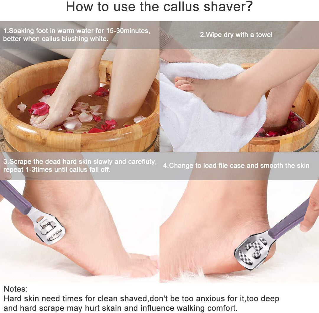 Callus Shaver Pedicure Shaving Dead Skin Callus Remover Corn Hard