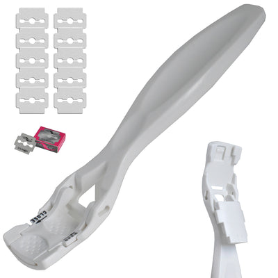 CALLUS REMOVER Hard Dead Skin CORN Cutter Shaver Pedicure FOOT TOOL + 10 BLADES