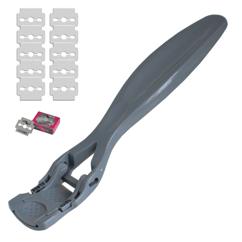 CALLUS REMOVER Hard Dead Skin CORN Cutter Shaver Pedicure FOOT TOOL + 10 BLADES