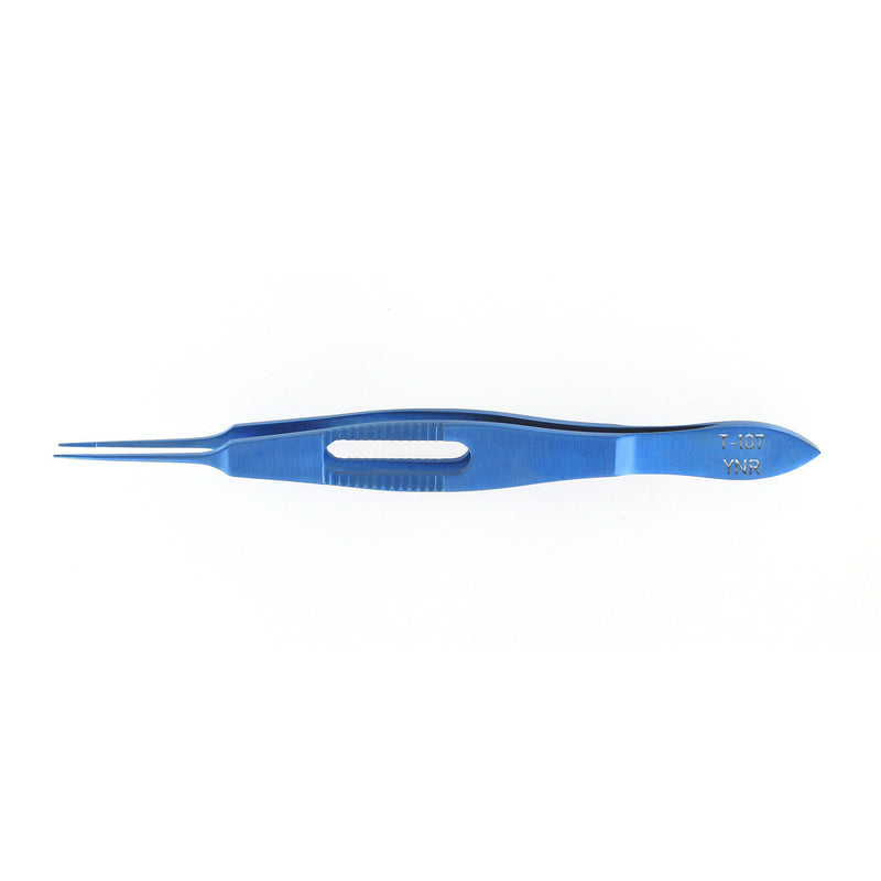 YNR T-107YNR Titanium Castroviejo Straight Forceps, Toothed 0.2mm Ophthalmic Instruments