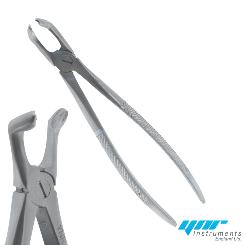 YNR® Dental Tooth Extraction Forceps Tools Upper Lower Molars Roots Dentist Surgery Tools CE Mark (NO-79C Lower Third Molars)