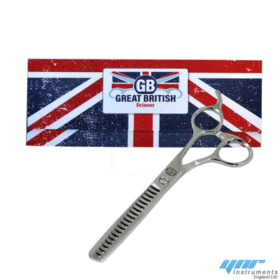Professional Great British Hairdressing Scissors Barber Salon 19 Teeth Chunker Haircutting Thinning Scissors Shears Razor Sharp 6.5 Inches
