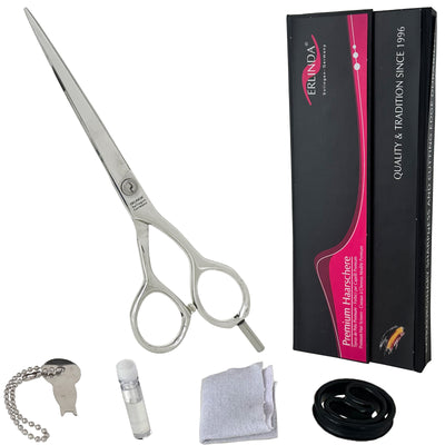 Professional German Hairdressing Scissors Barber Salon Hair Cutting Shears Razor Sharp Rings, Oil, Cloth, Key