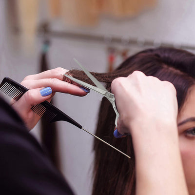Professional German Hairdressing Scissors Barber Salon Hair Cutting Shears Razor Sharp Rings, Oil, Cloth, Key