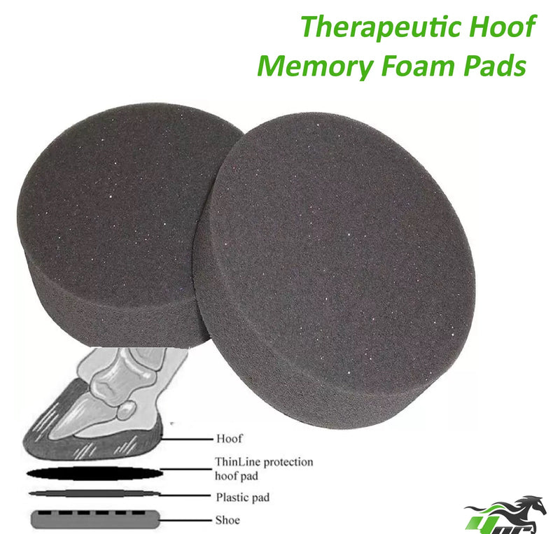 Hoof Pads Memory Foam Horse Boot Pads Hoof Poultice Barefoot Pain Relief Laminit
