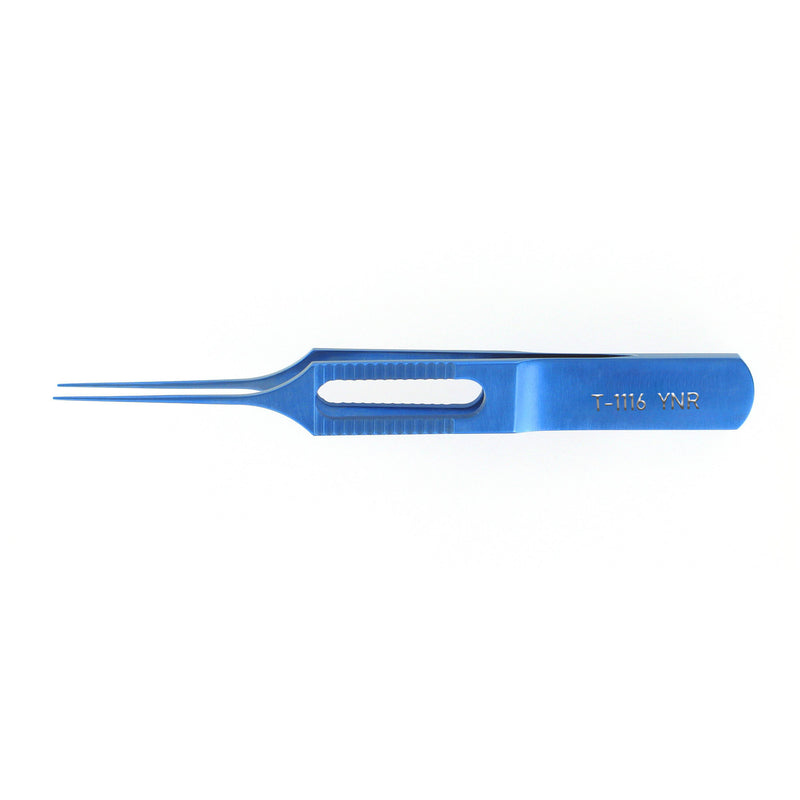 YNR T-116 Lens Cartridge Introducer, Straight Forceps, Titanium