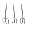 Professional Finger Toe Nail Scissors Curved Arrow Steel Manicure Cuticle Nail