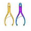 YNR® 5-Inch Heavy-Duty Stainless-Steel Toenail Nipper – Gold or Titanium