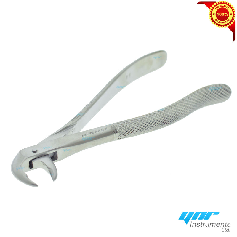 YNR® Dental Tooth Extraction Forceps Tools Upper Lower Molars Roots Dentist Surgery Tools CE Mark (NO-91 Lower Molars)