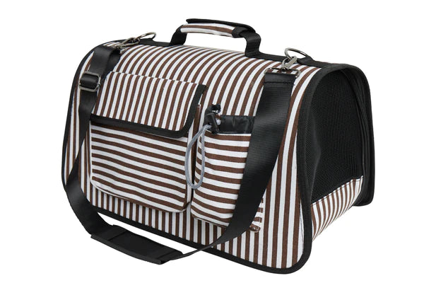 Pet Travel Transporting Carrier Bag - Dog Travel Bag and Cat Carrier Breathable Mesh
