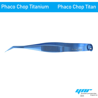 YNR T-134 Phaco Chop Titan Forceps, Titanium
