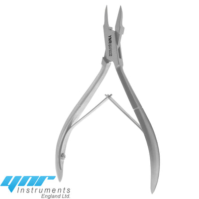 YNR Toenail Clippers - Podiatry Tool German Forged - Pointed Side Nail Nippers to Cut Thick Toe Nails - Hospital Grade 13cm