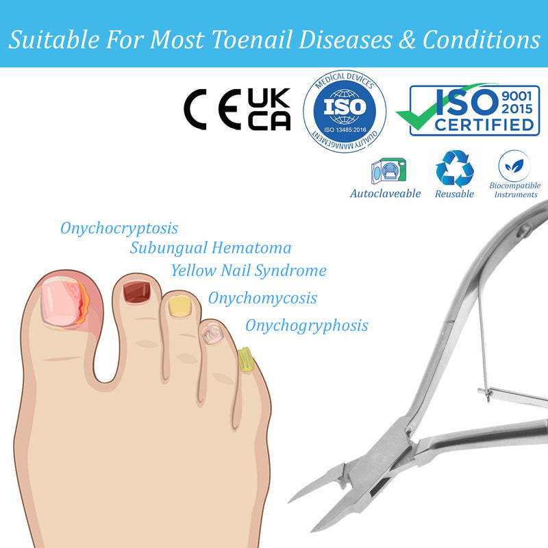 Cantilever Mycotic Toe Nail Cutters Straight