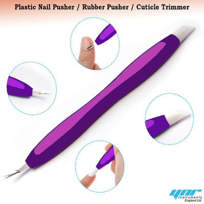 5Pcs Cuticle Pusher UV Gel Polish Soak Off Remover Tool Nail Arts Cuticle Trimmer
