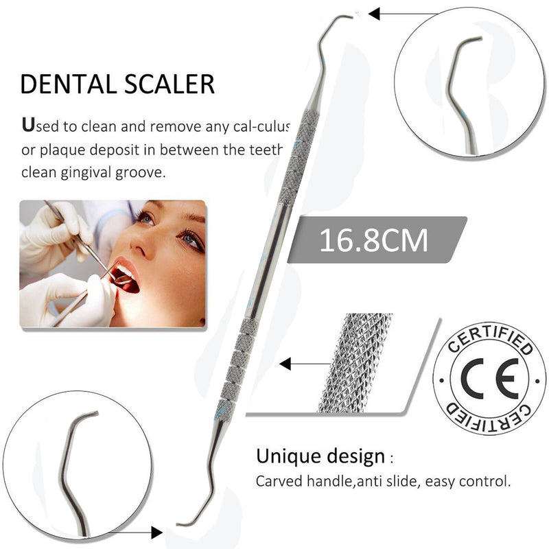 Professional Dental Tartar Calculus Plaque Remover Tooth Scraper Adults and Pets
