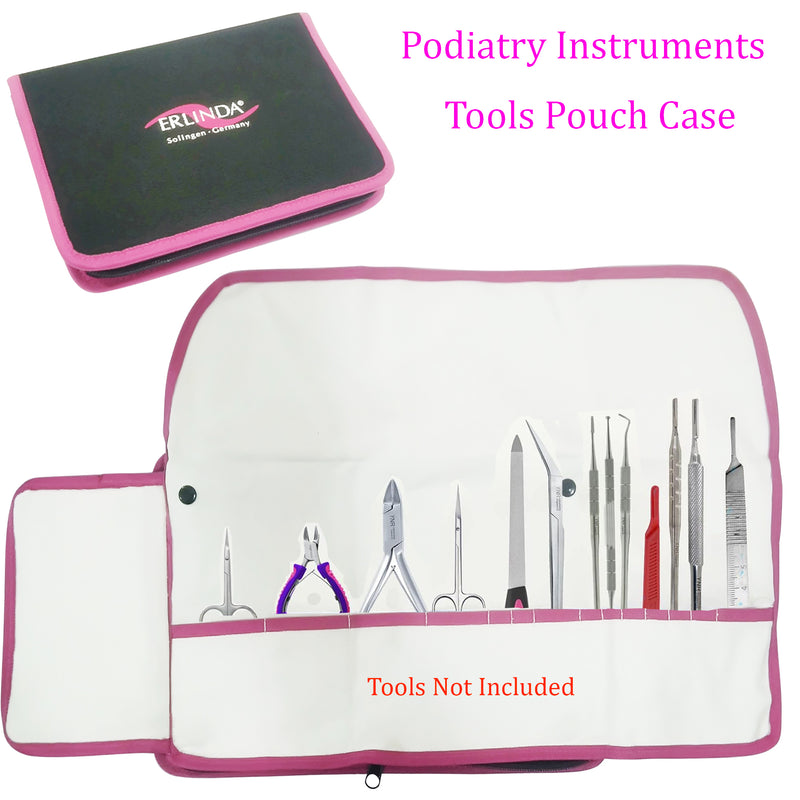 Podiatry Storage Bag, Empty Instrument Bag Foot Care, Manicure Pedicure Cosmetic