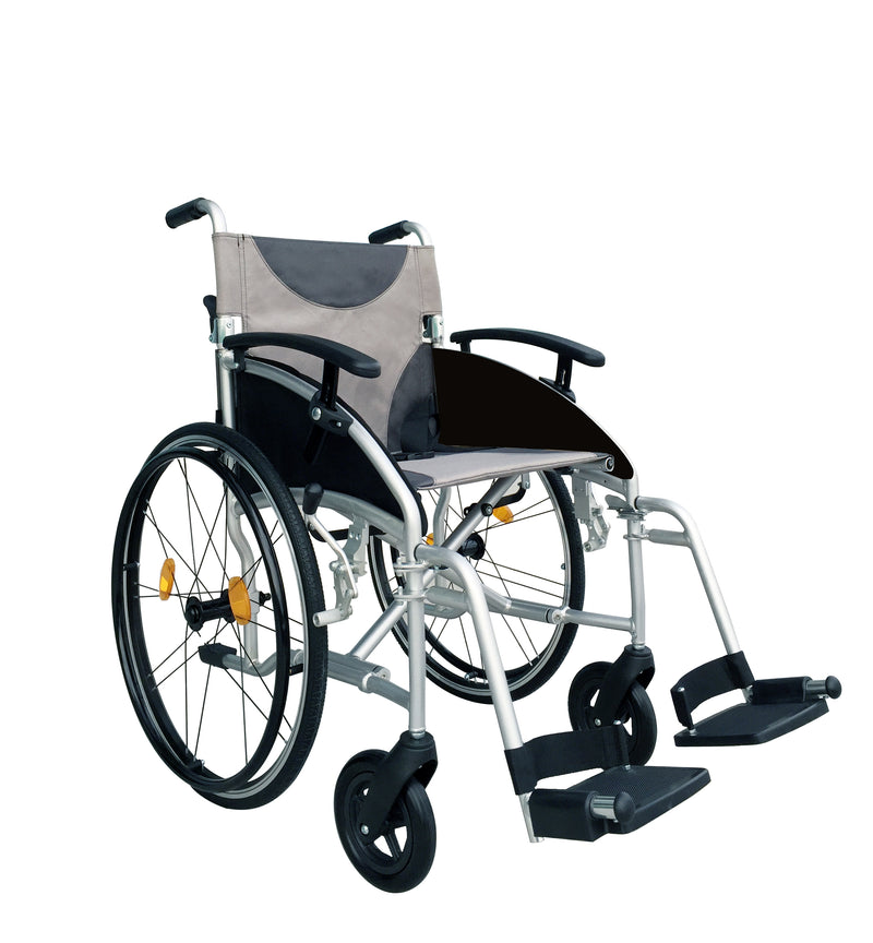 Manual Foldable Wheelchair Elderly Disability Mobility