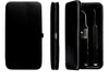 Black glitter magnetic eyelash tweezer storage case