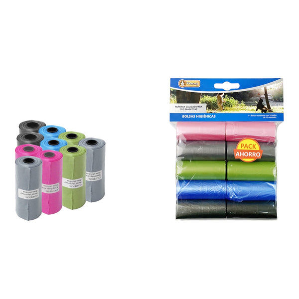 150 Multi-Colour Extra Thick Dog Waste Bags
