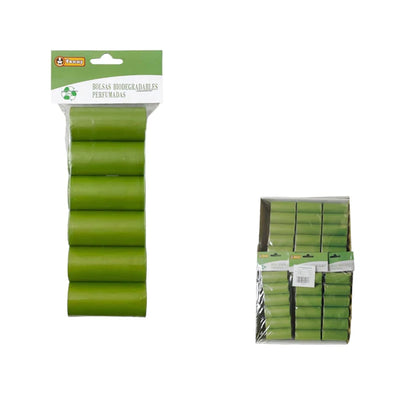 Extra Strong Green Biodegradable Scented Dog Poop Waste Bags