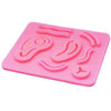 YNR 3-Layer Silicone Suture Practice Pad – Raised Curved Pattern