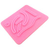 YNR 3-Layer Silicone Suture Practice Pad – Curved Practice Pattern