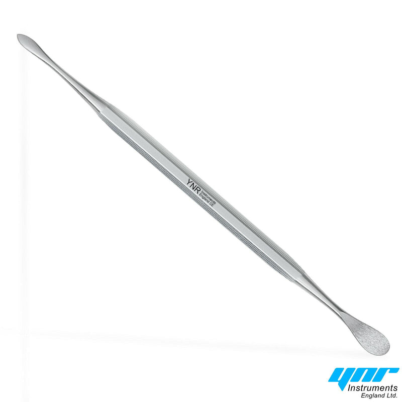 Pedicure Double Instrument Spatula pointed Round Bent Stainless Steel Surgical Quality