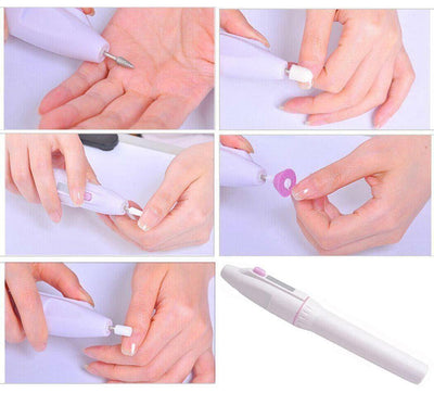 YNR Professional Electric Nail File Drill Portable Manicure Pedicure Machine Set