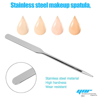 Korean Makeup Spatula Stainless Steel Cosmetic Makeup Mixing Spatula Tool for Palette - Nails-Make-up