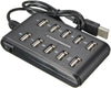 10 Port Hub USB 2.0 High Speed Multiple Splitter Adapter Extension Cable