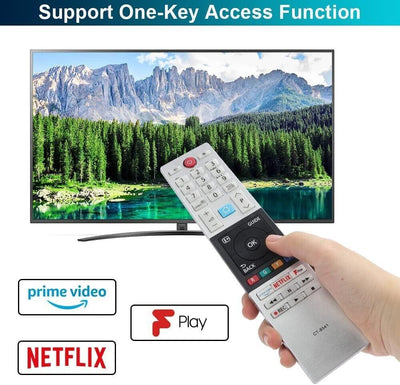 CT-8541 For TOSHIBA TV REMOTE CONTROL REPLACEMENT NETFLIX + PRIME BUTTONS SMART
