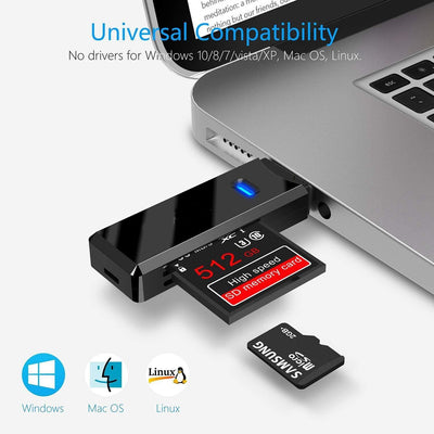SD Card Reader USB 3.0 High Speed Memory SDHC SDXC MMC Micro SD Mobile T-FLASH